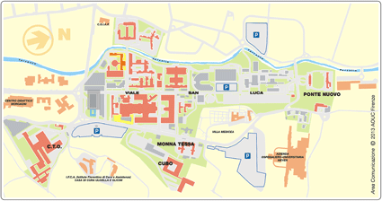 Cartina ospedale in pdf